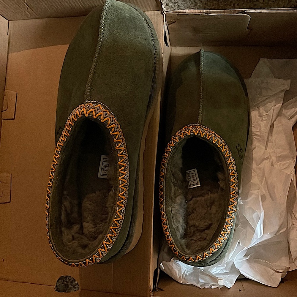 UGG Green Brand New Slippers
